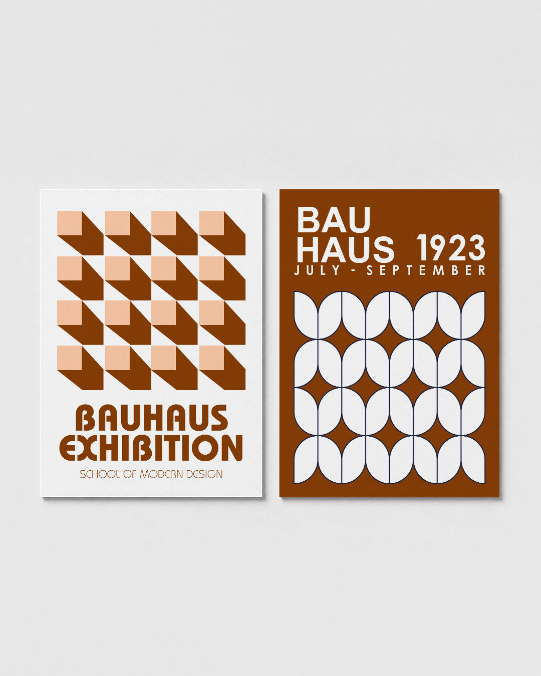 Vorm en schaduw Posterset
