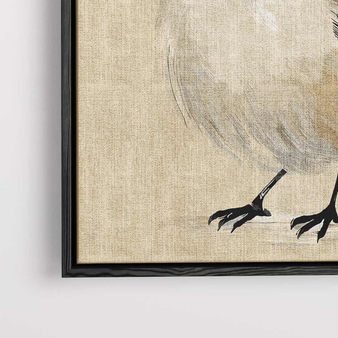 Schattige Pimpelmees Illustratie Kunstwerk-canvas-dibond-plexiglas-wanddecoratie-WallArtistic
