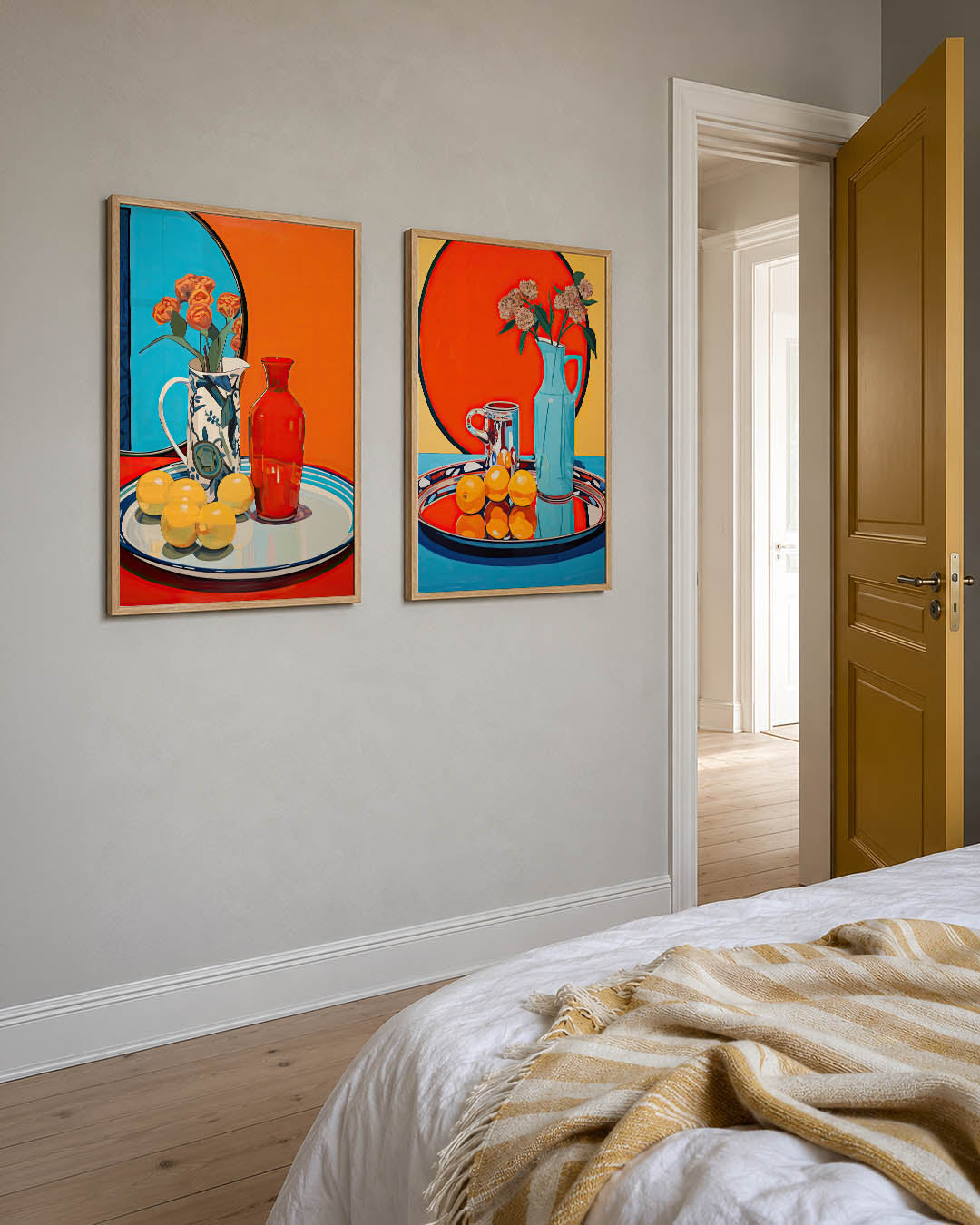 Kleurrijke stilleven Posterset
