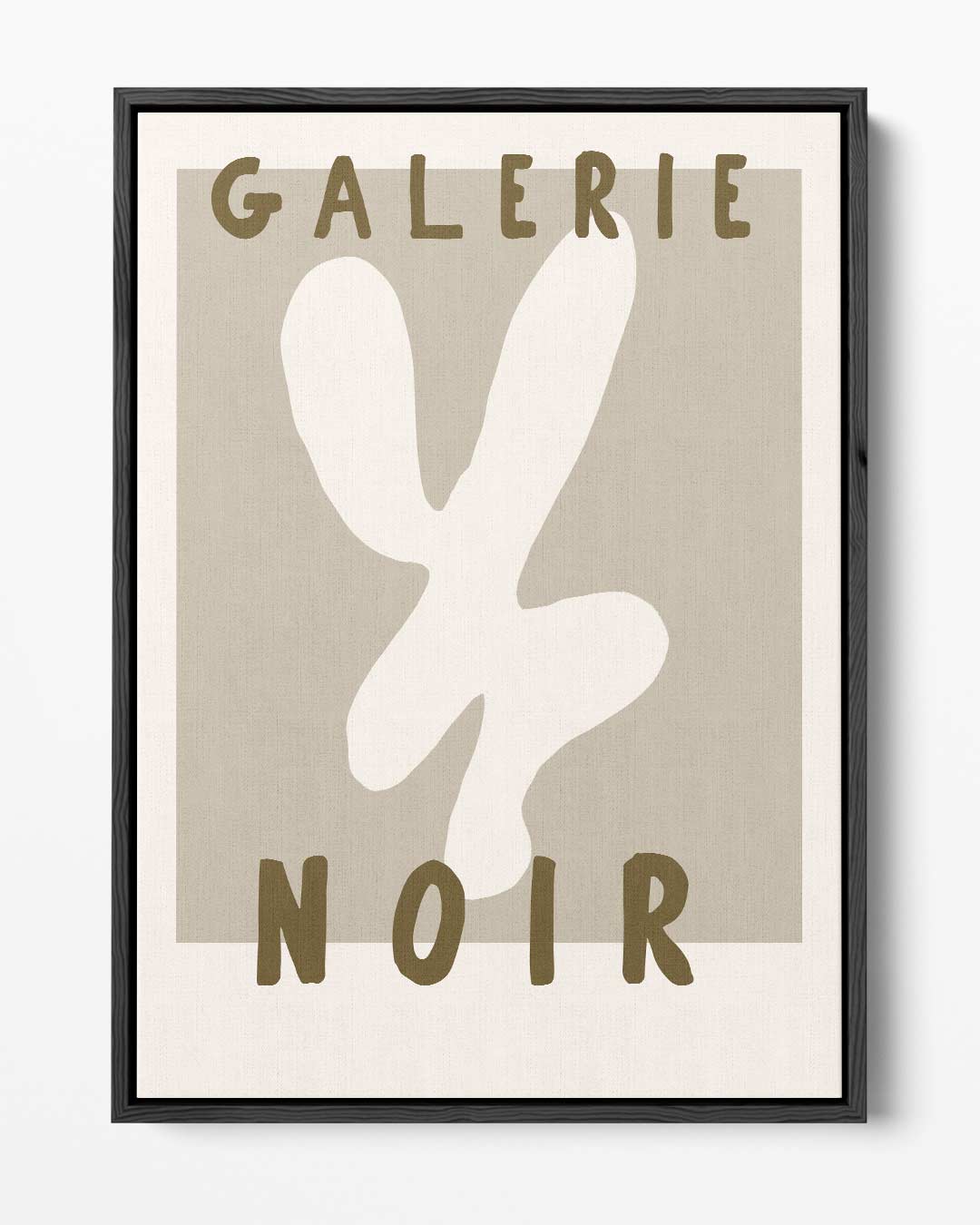 Minimalistisch Creatief Abstract in Beige Kunstwerk-canvas-dibond-plexiglas-wanddecoratie-WallArtistic