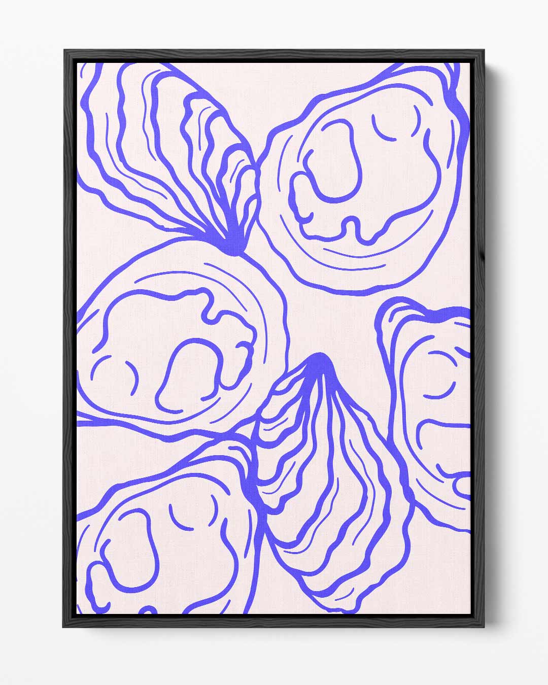 Abstracte Schelpen Kunstwerk-canvas-dibond-plexiglas-wanddecoratie-WallArtistic