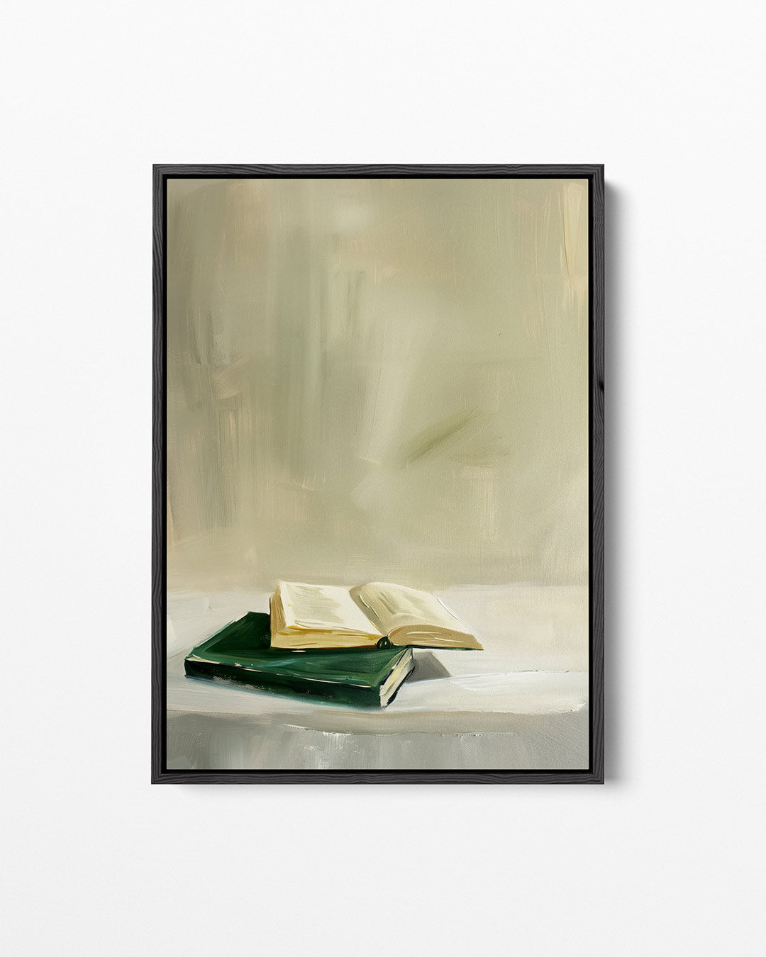 Boeken op tafel Kunstwerk