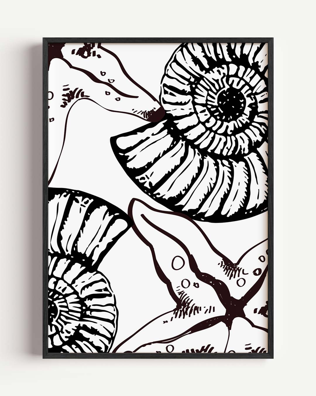 Zeedieren Illustratie Poster