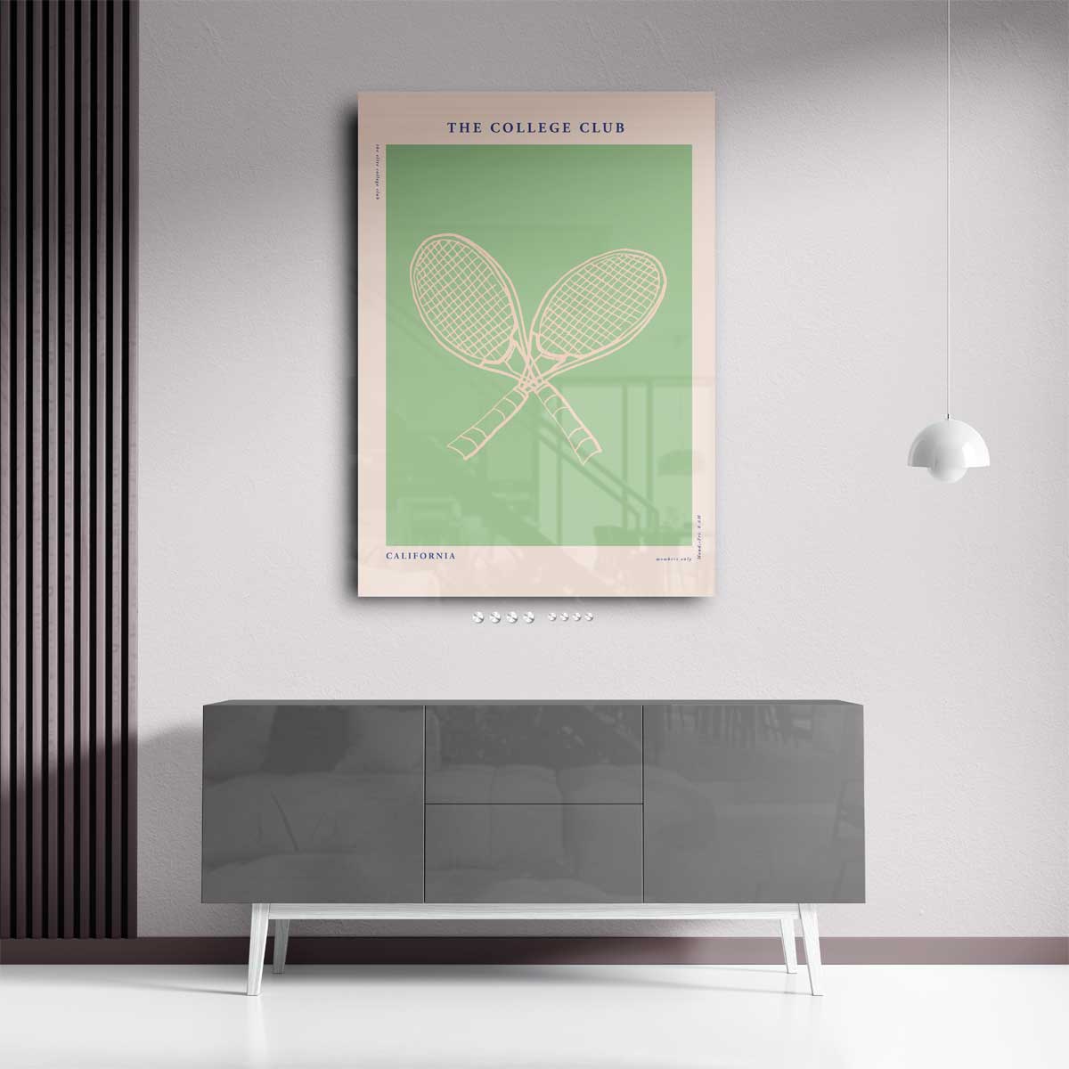 Tennis Elegantie Poster