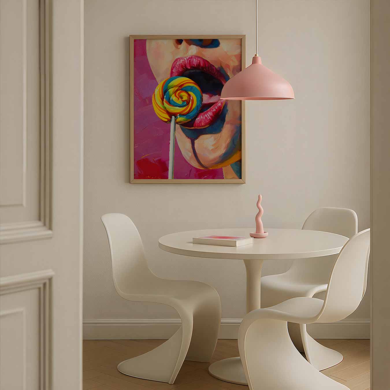 Kleurrijke Lolipop Verleiding Poster