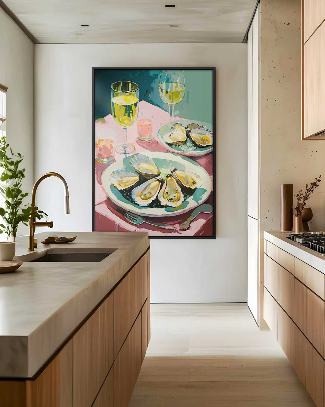 Zomerse Tafelschikking Kunstwerk-canvas-dibond-plexiglas-wanddecoratie-WallArtistic