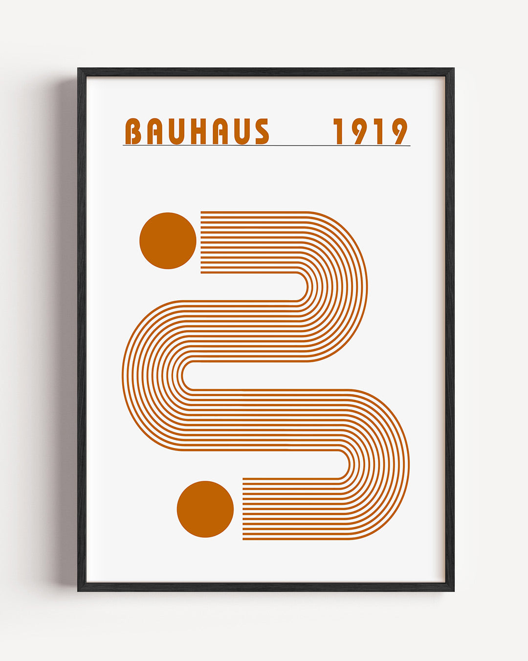 Lijnen en cirkels Poster