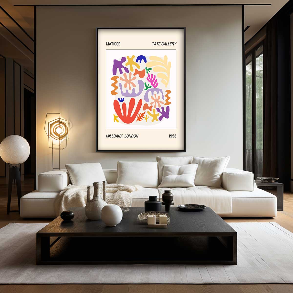 Matisse Milbank Abstractie Kunstwerk-canvas-dibond-plexiglas-wanddecoratie-WallArtistic