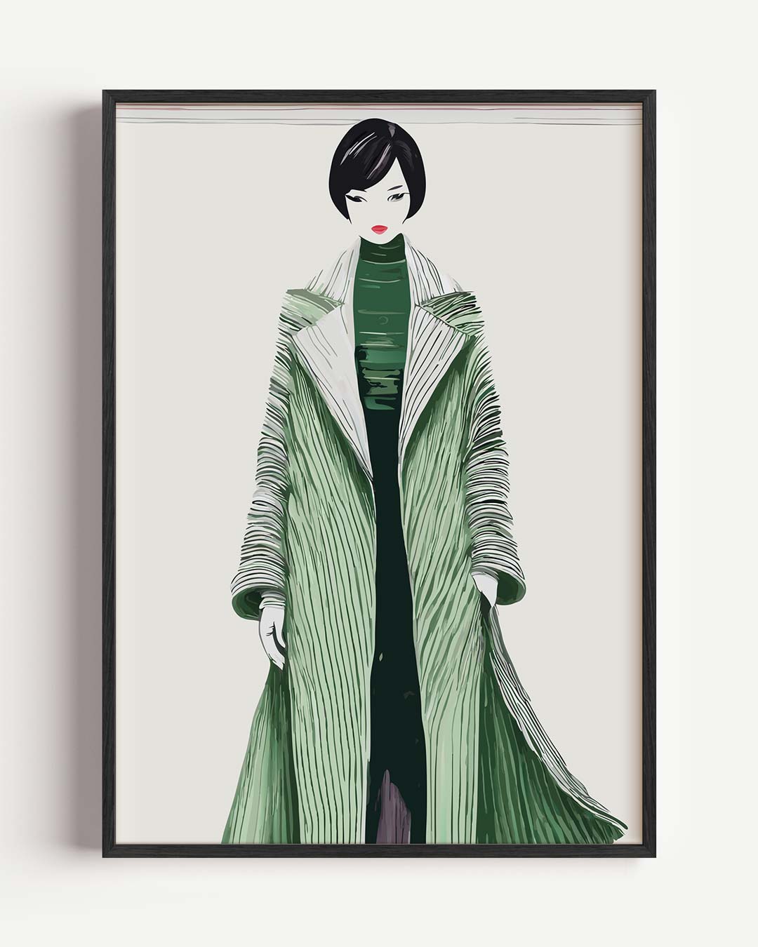Stijlvolle Mode-Illustratie Poster