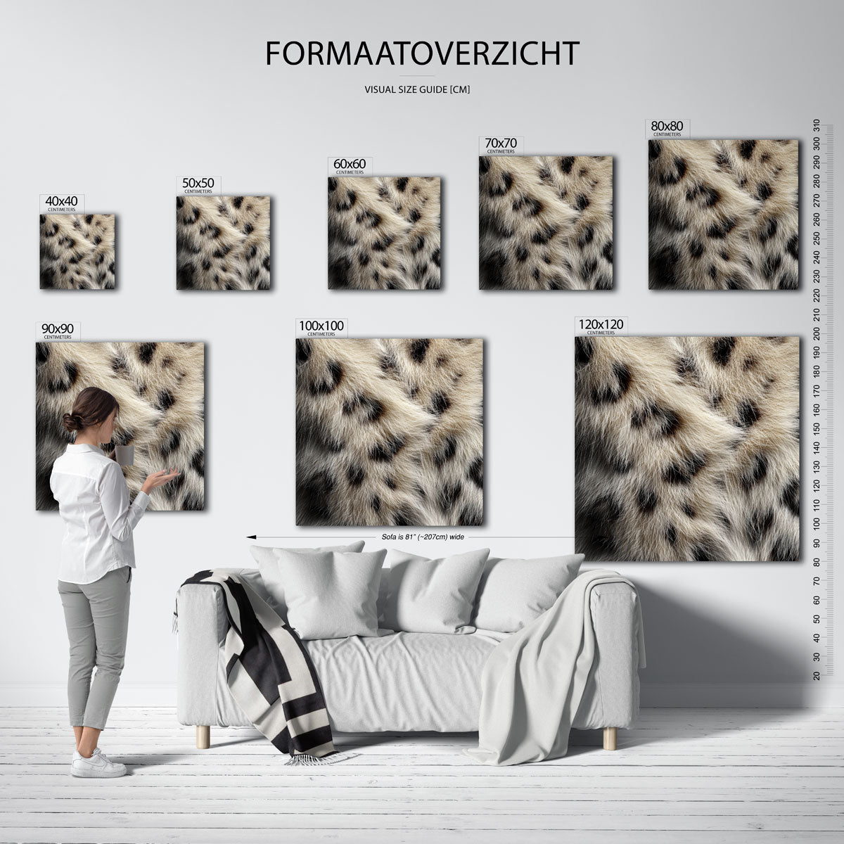 Luipaardprint Poster