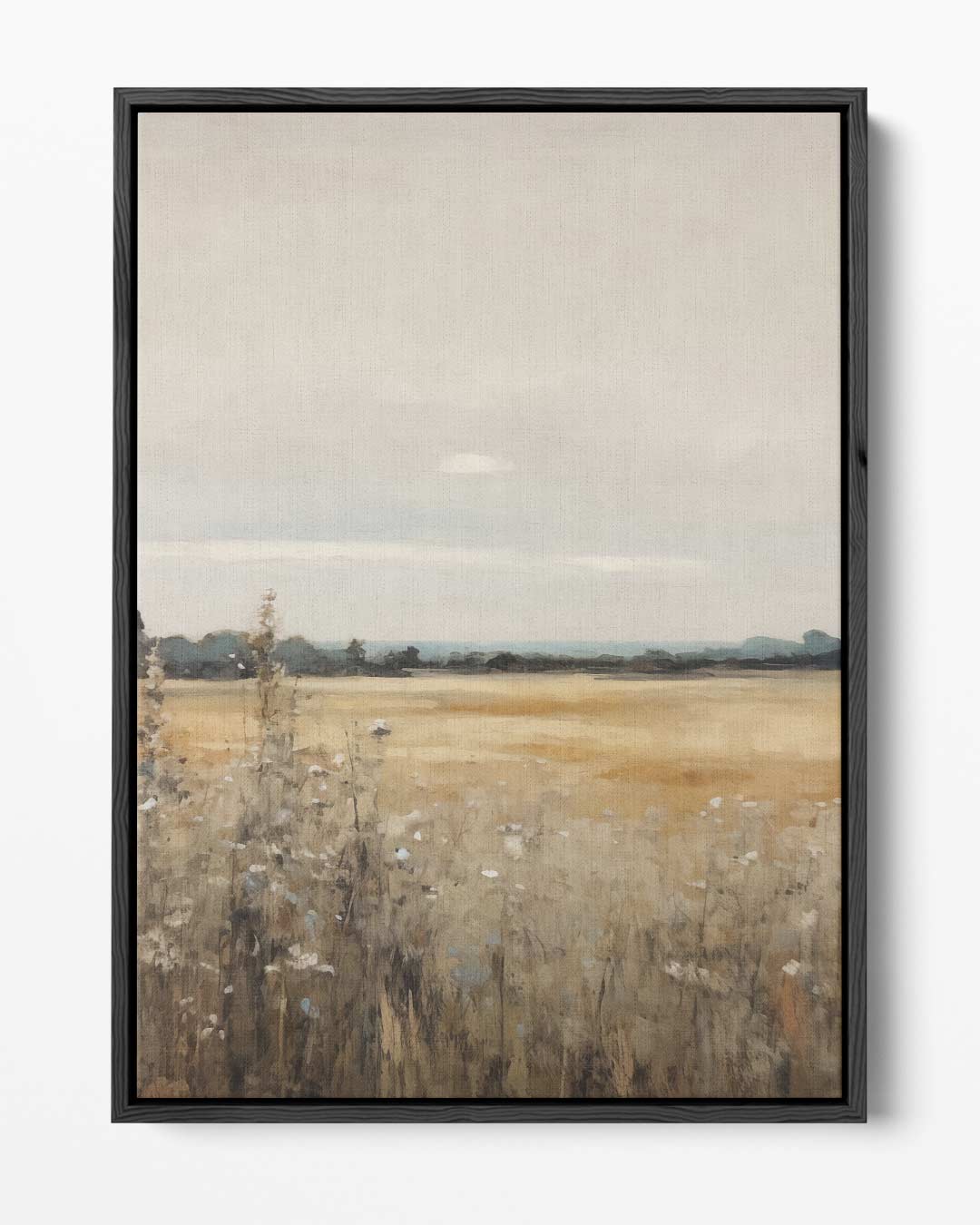 Rustieke Weide in de Herfst Kunstwerk-canvas-dibond-plexiglas-wanddecoratie-WallArtistic