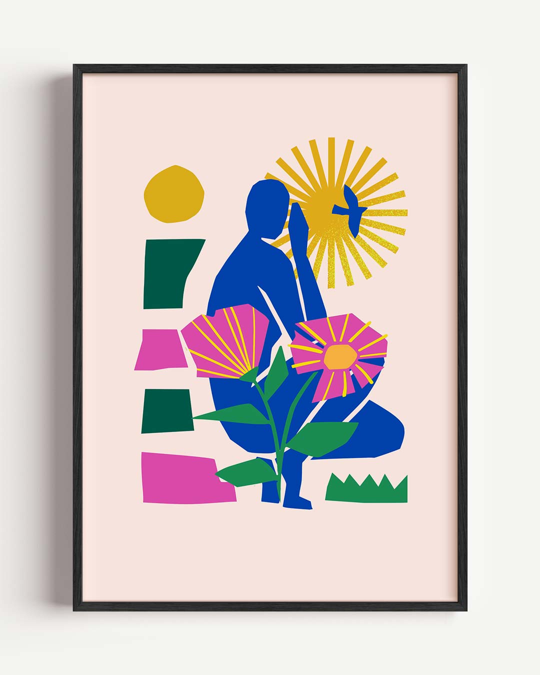 Vrolijke Kleurexplosie Poster