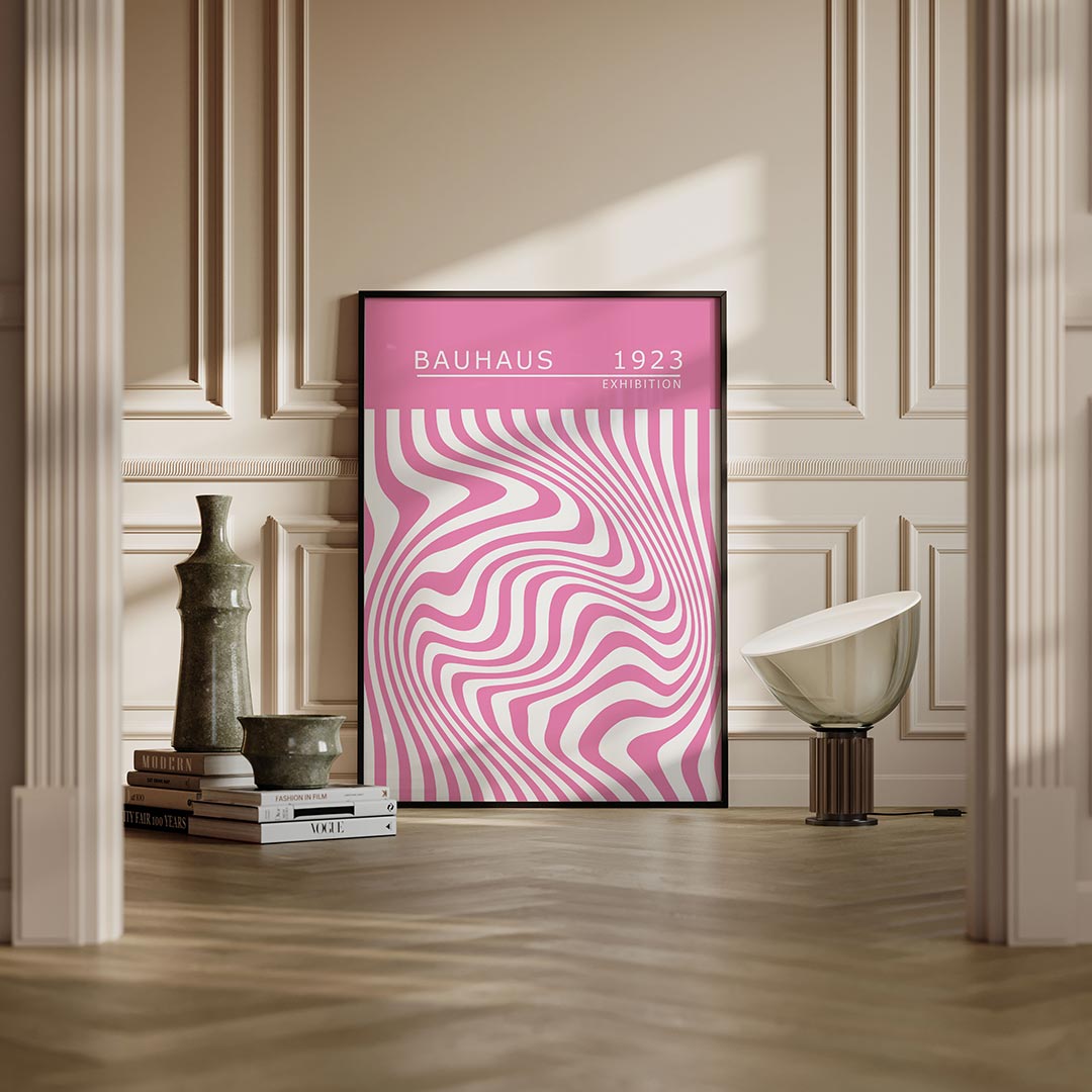 Golvend lijnenspel Poster
