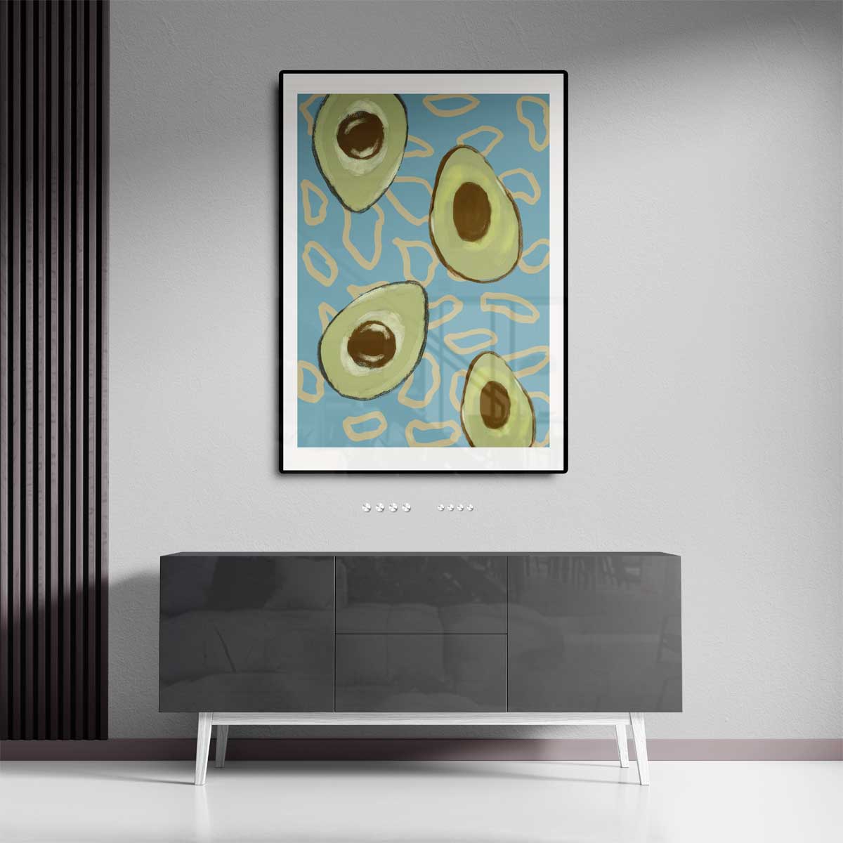 Avocado Droom Kunstwerk-canvas-dibond-plexiglas-wanddecoratie-WallArtistic