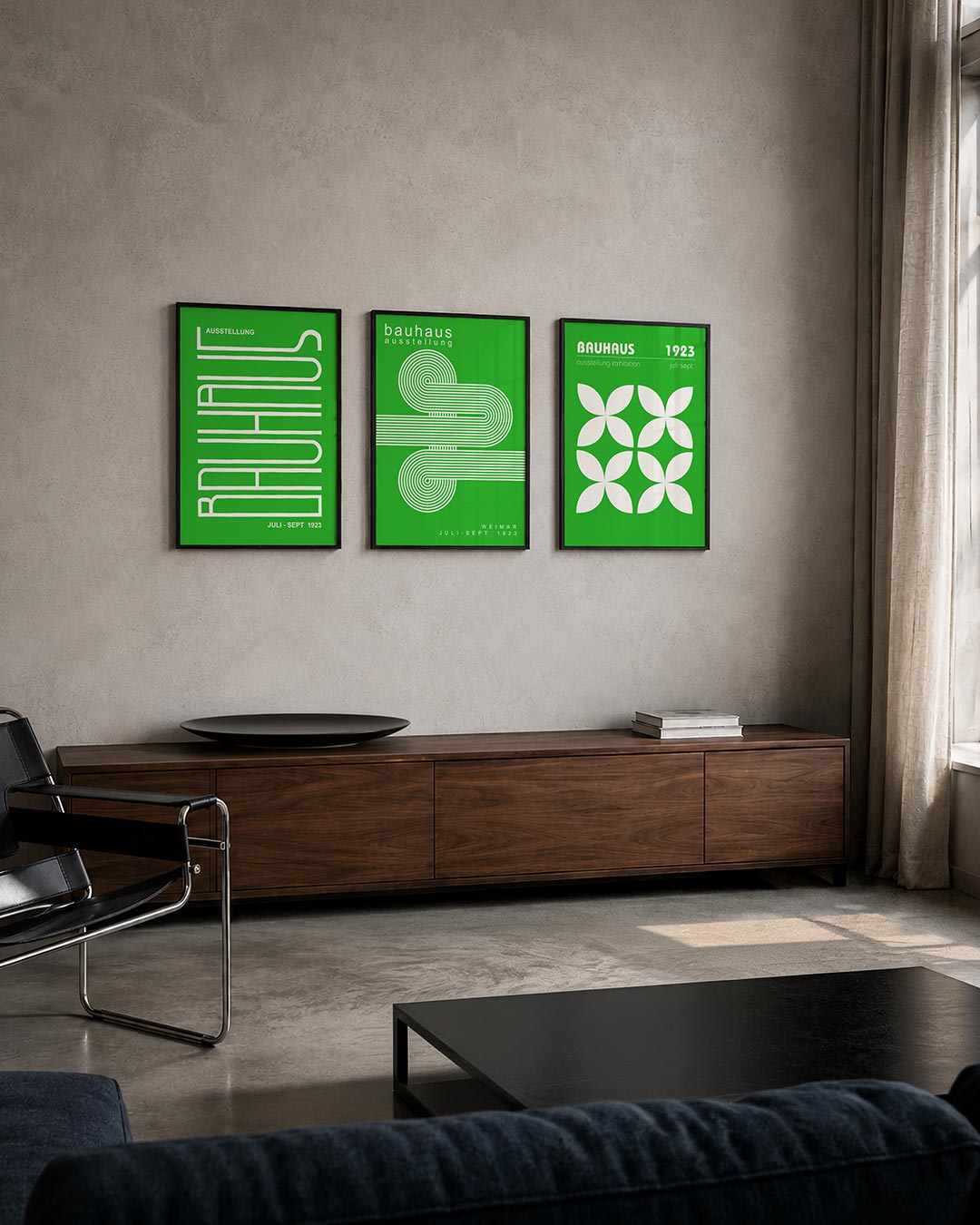 Lijnen en kleurvlakken Posterset