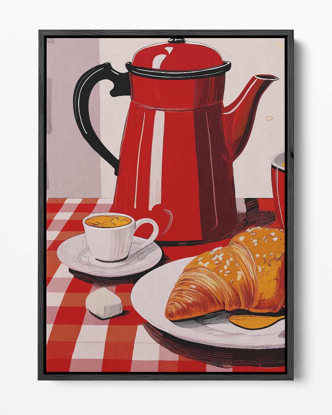 Frans Ontbijt Stilleven Kunstwerk-canvas-dibond-plexiglas-wanddecoratie-WallArtistic