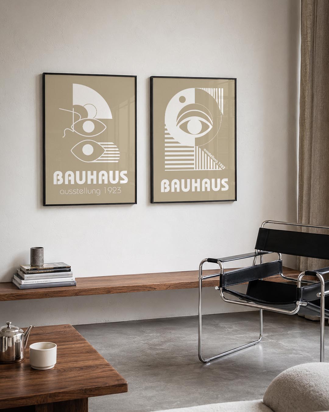Oogvormen en lijnen Posterset