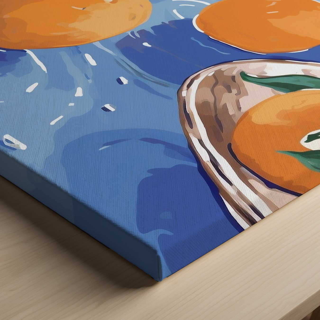 Zomers Citrus Geluk Kunstwerk-canvas-dibond-plexiglas-wanddecoratie-WallArtistic