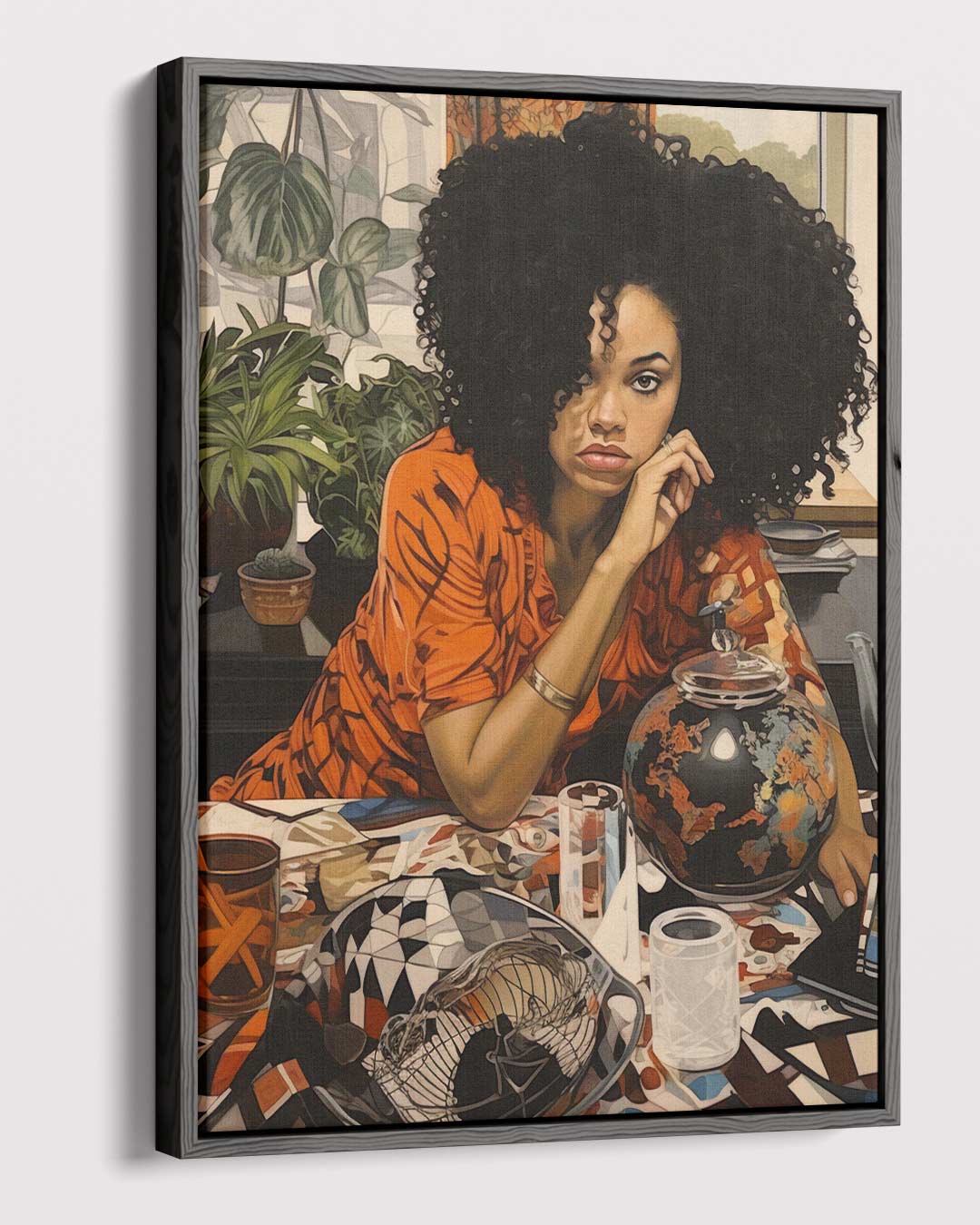 Wereldse Reflectie Kunstwerk-canvas-dibond-plexiglas-wanddecoratie-WallArtistic
