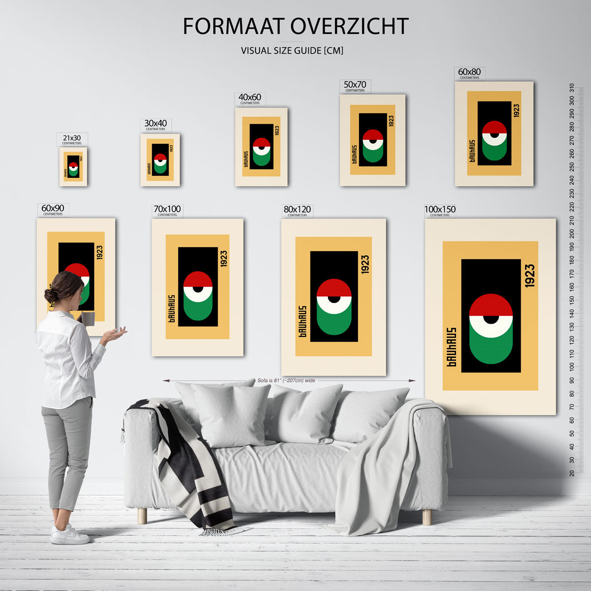 Vorm en kleur Poster