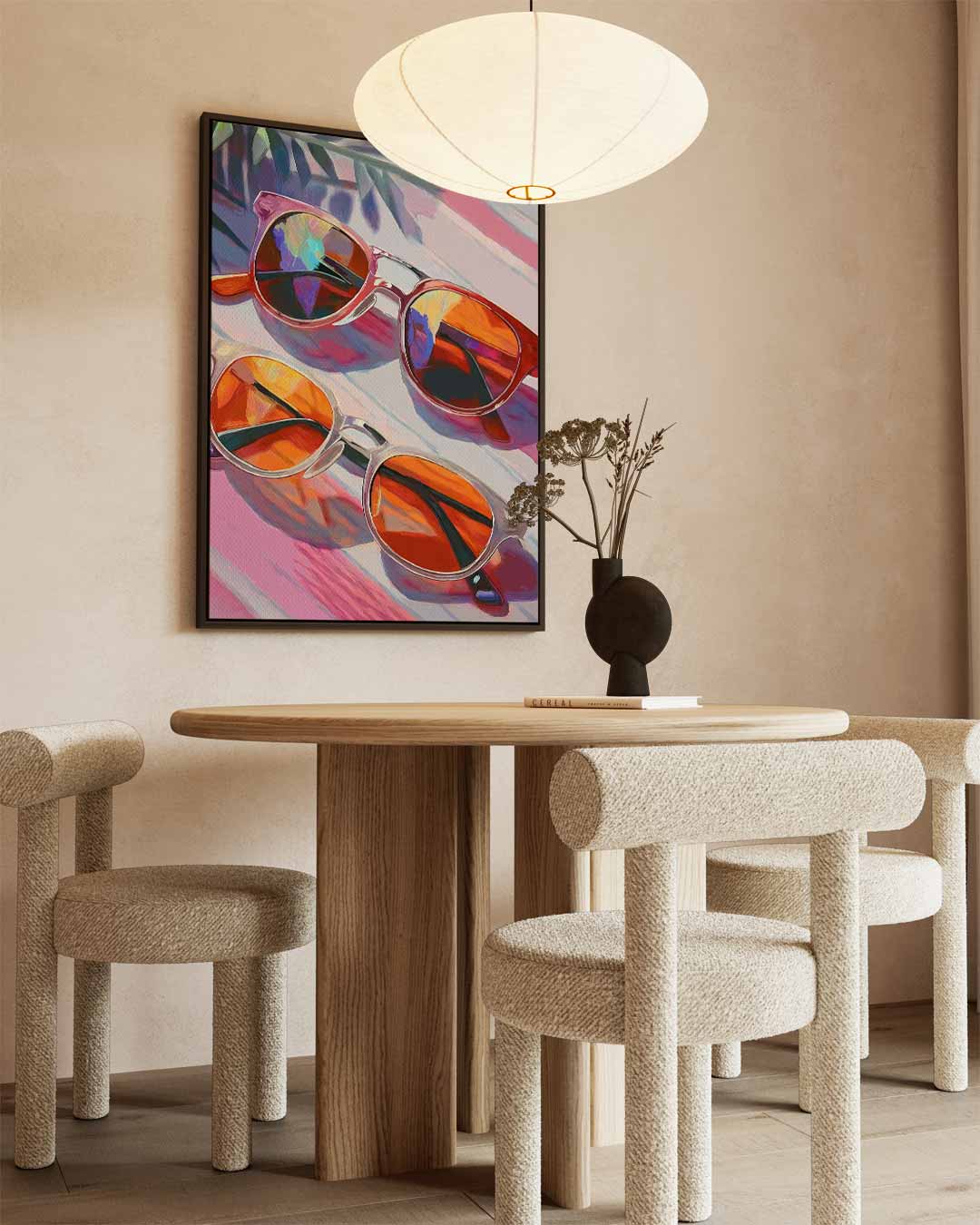 Zonovergoten Zonnebrillen Kunstwerk-canvas-dibond-plexiglas-wanddecoratie-WallArtistic