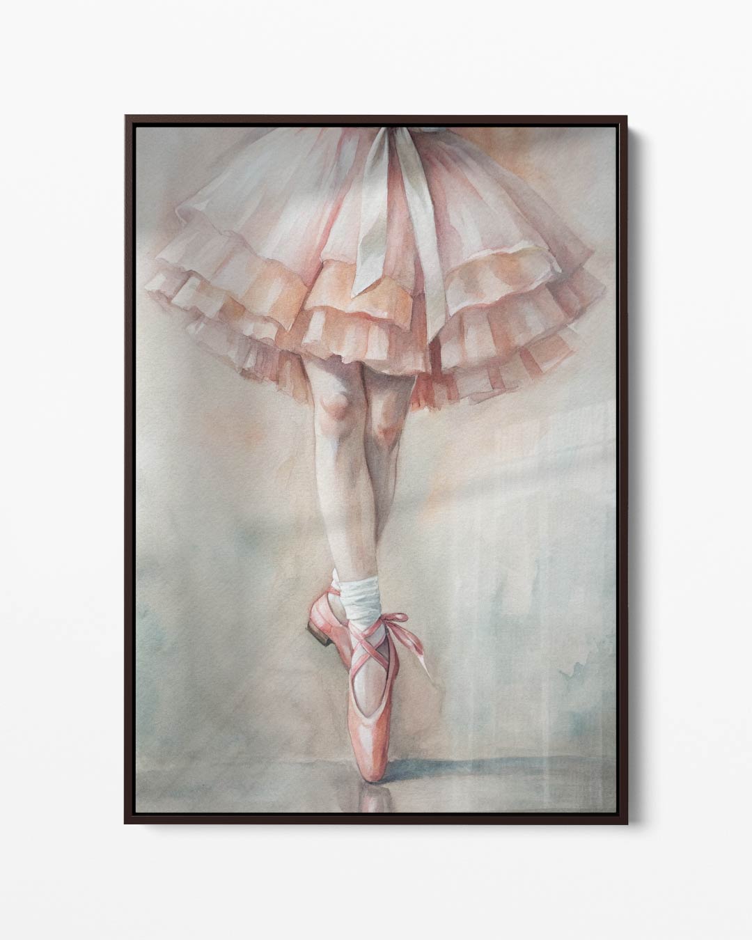 Balletdromen in Pastel Kunstwerk-canvas-dibond-plexiglas-wanddecoratie-WallArtistic
