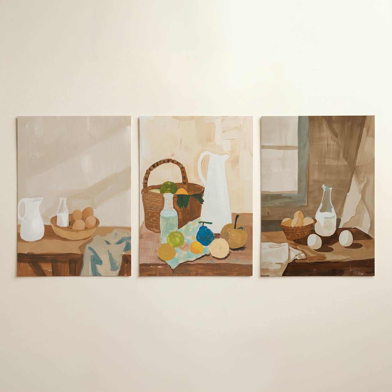 Zachte keukenscène Posterset