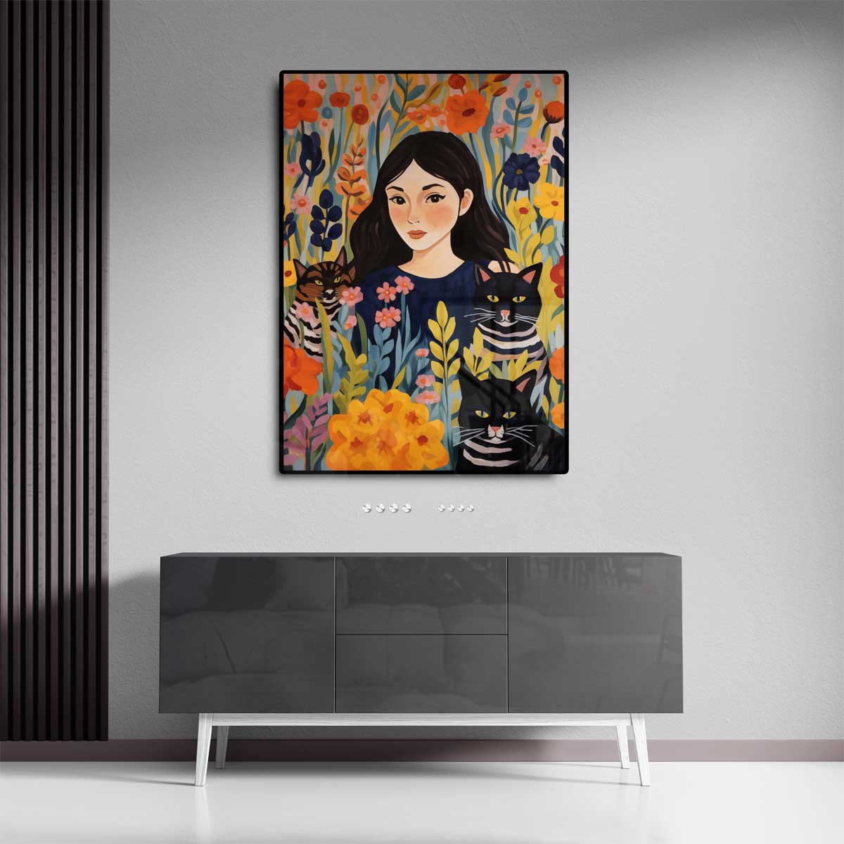 Vrolijke Tuinmomenten Kunstwerk-canvas-dibond-plexiglas-wanddecoratie-WallArtistic