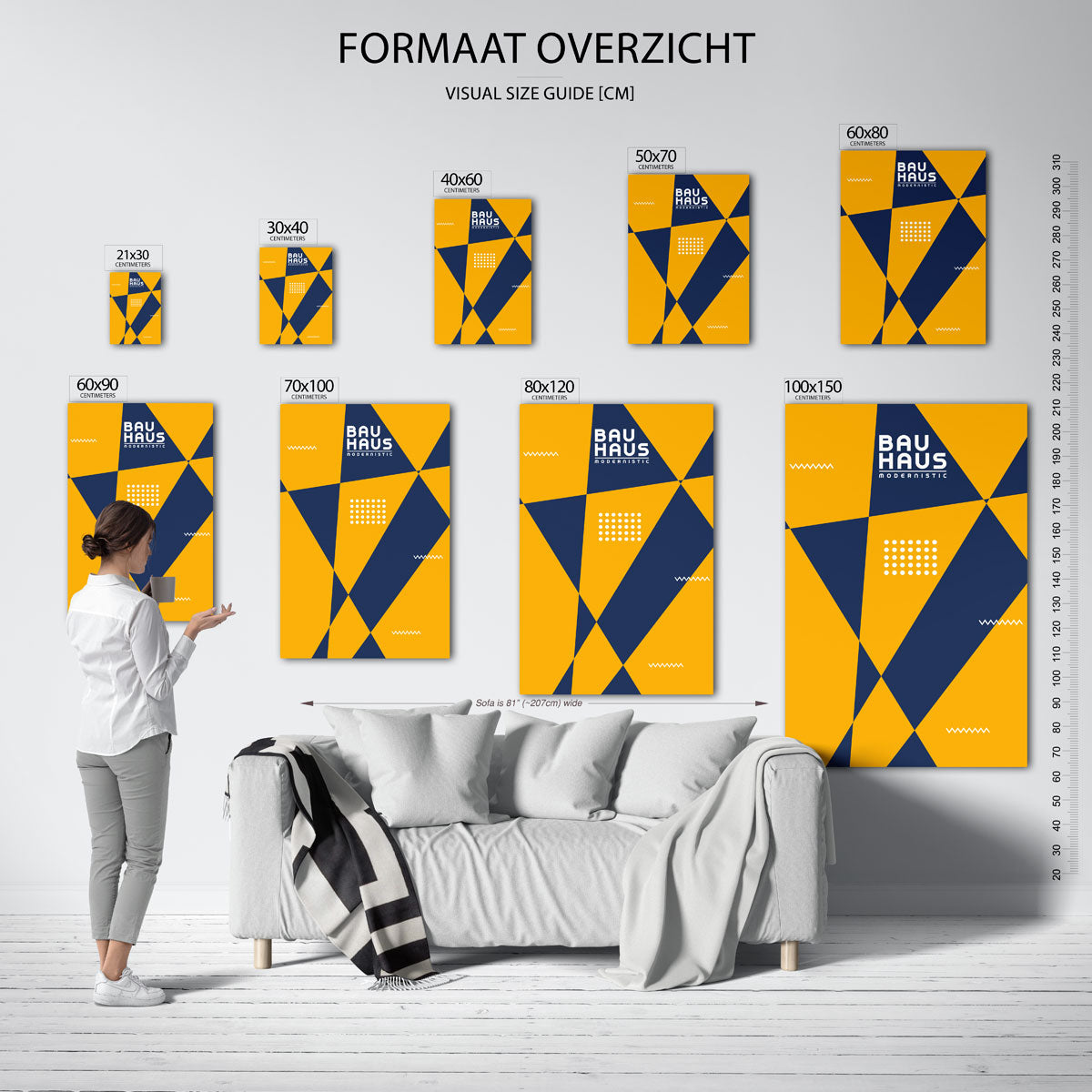 Vormen en vlakken Poster