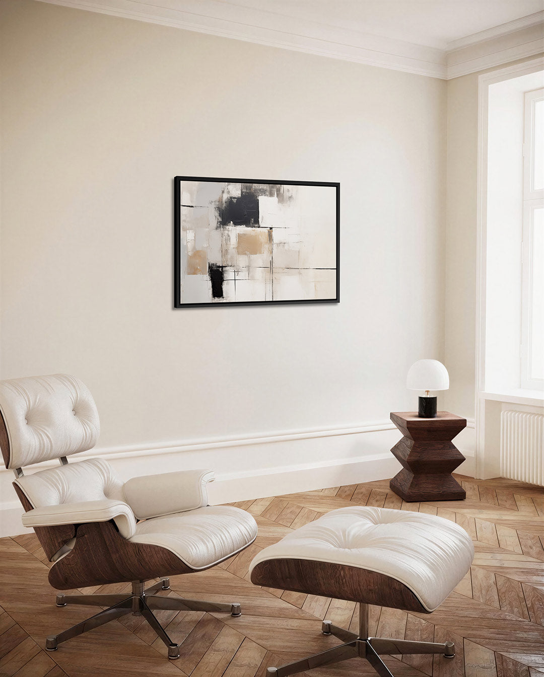 Geometrische compositie Kunstwerk