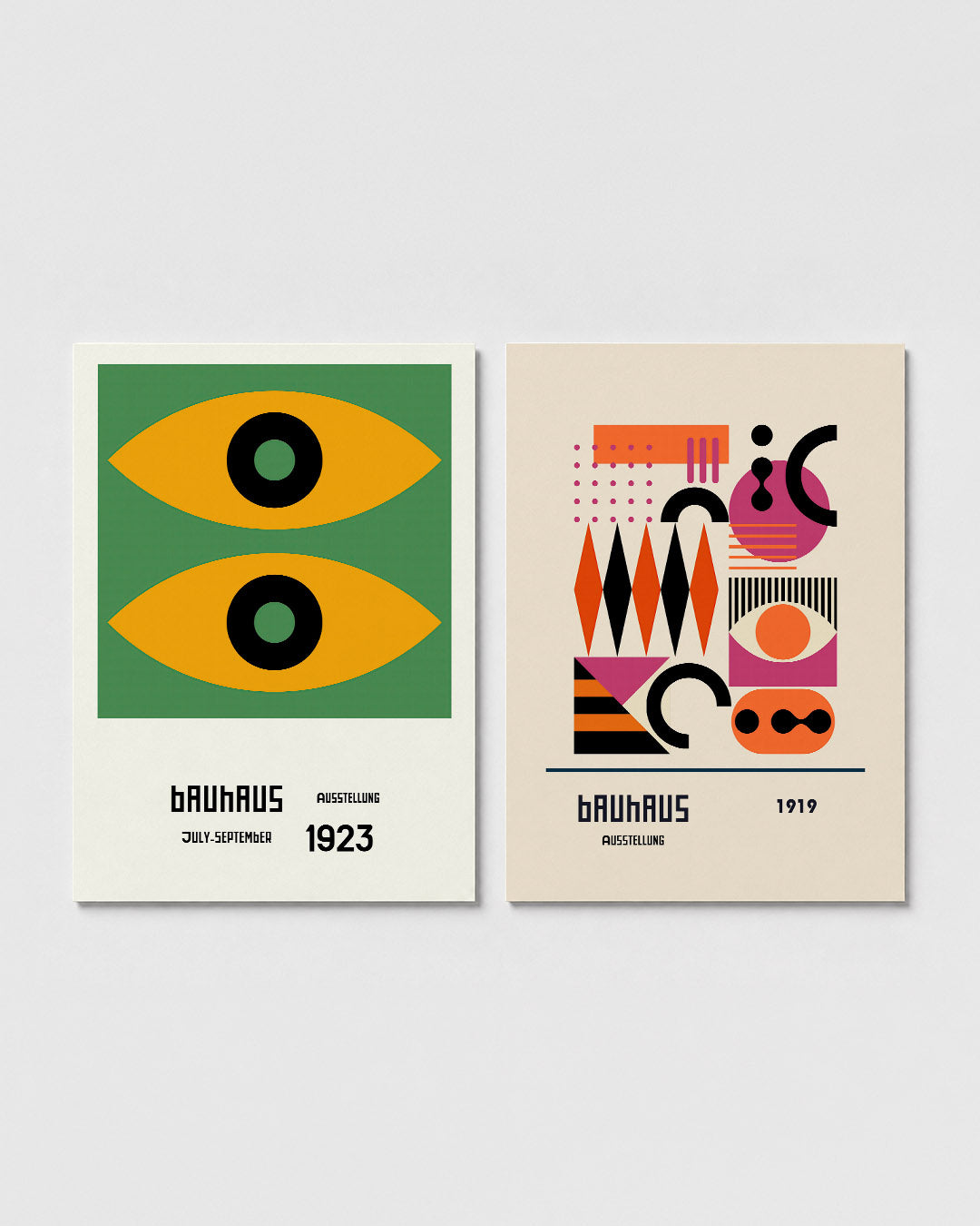 Oogvormen en kleuren Posterset