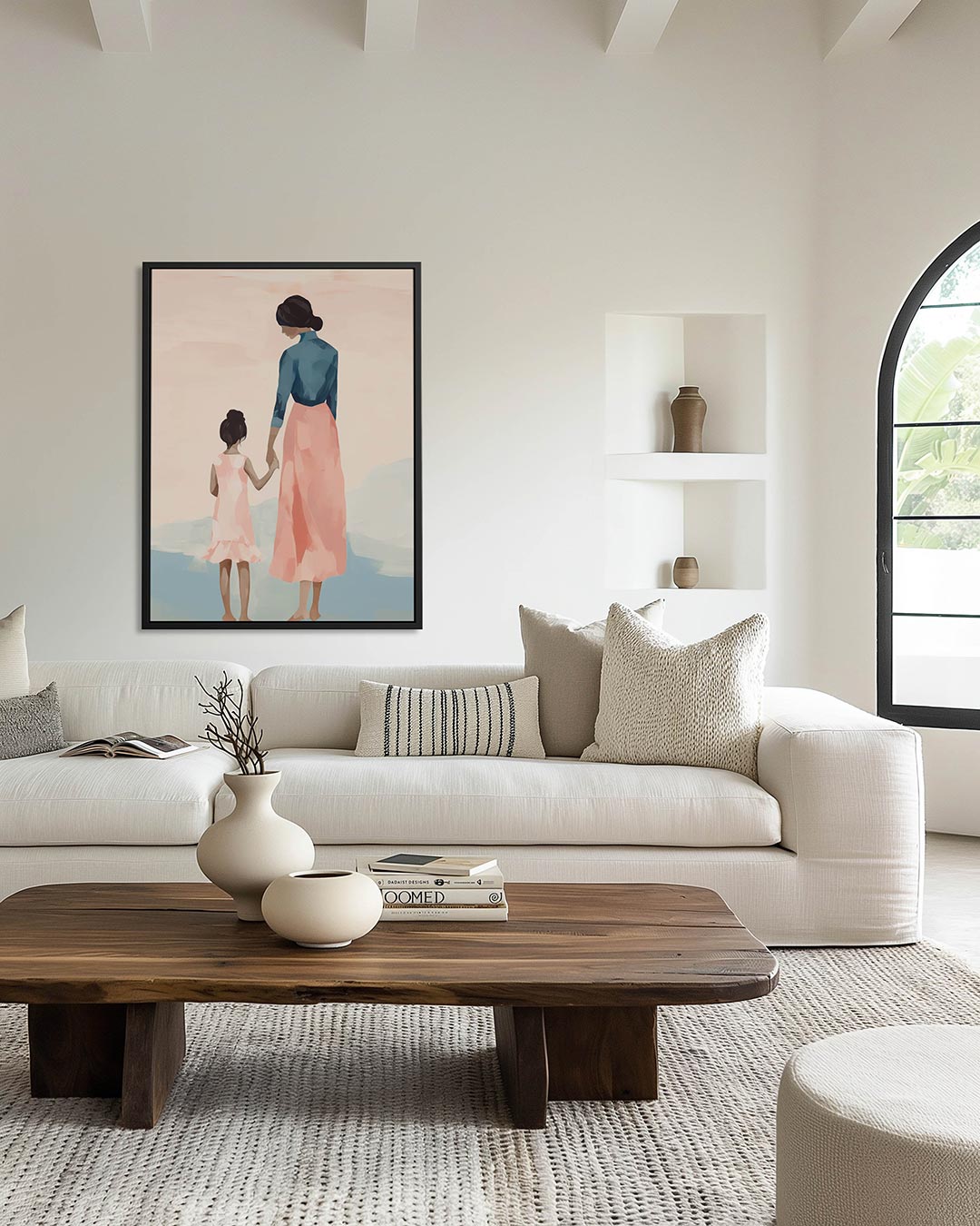 Moeder en kind Kunstwerk