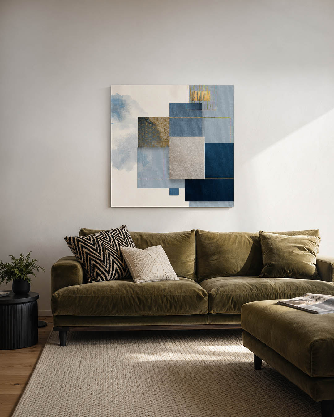 Geometrische compositie Kunstwerk