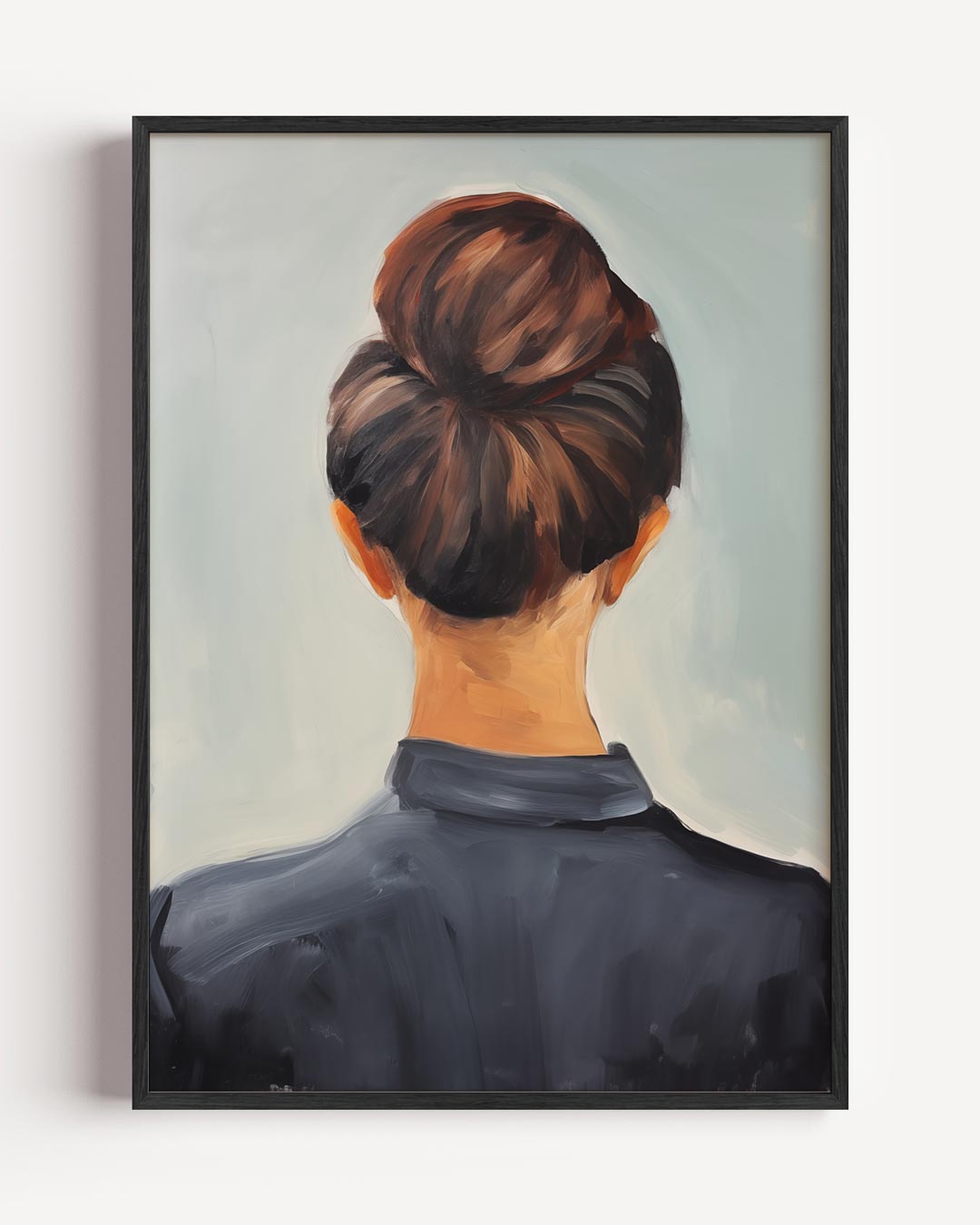 Elegante Moderne Haarstijl Poster-WallArtistic