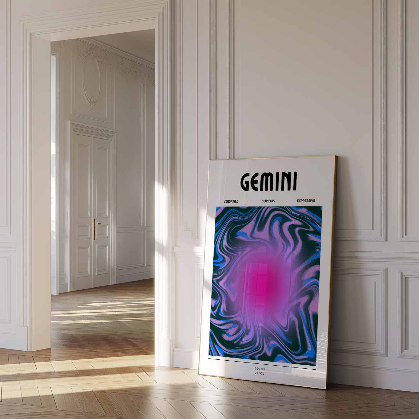 Gemini Abstracte Poster