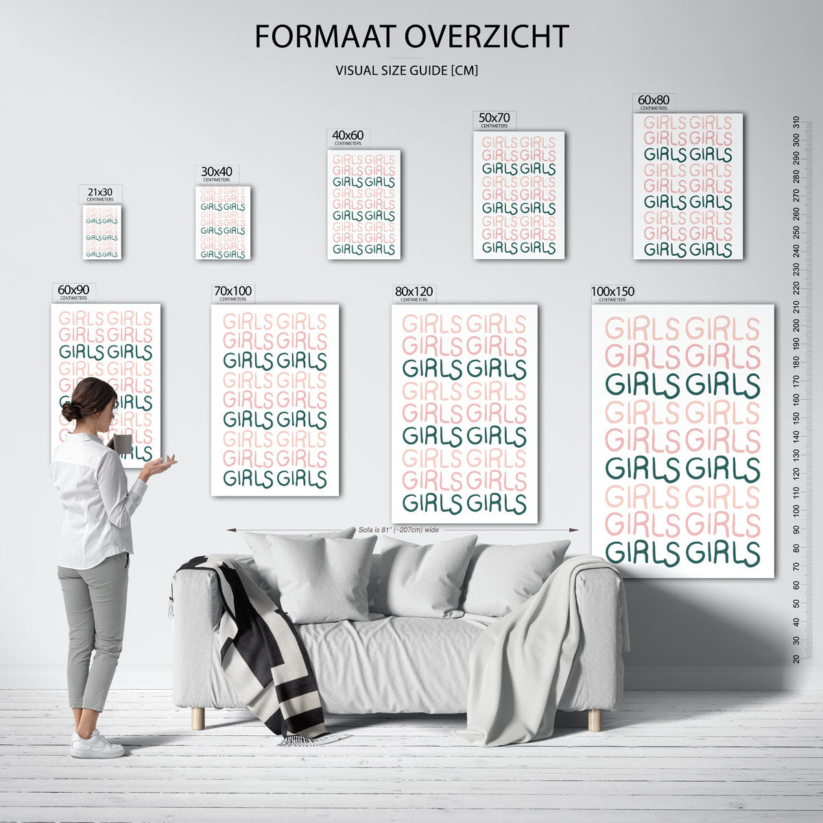 Meisjes herhaling Poster