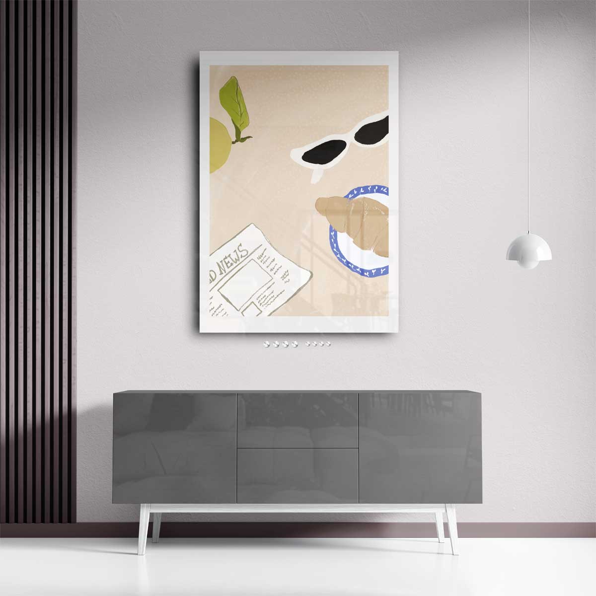 Ontspannen Zondagochtend Stilleven Kunstwerk-canvas-dibond-plexiglas-wanddecoratie-WallArtistic