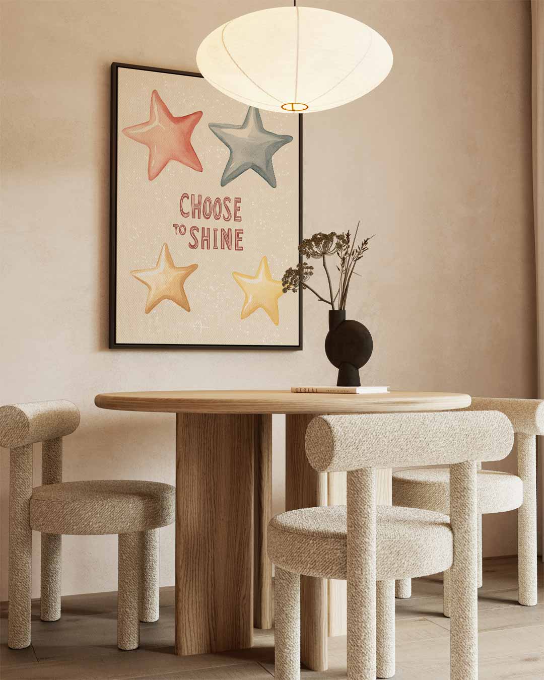 Stralende Sterren Poster Kunstwerk-canvas-dibond-plexiglas-wanddecoratie-WallArtistic