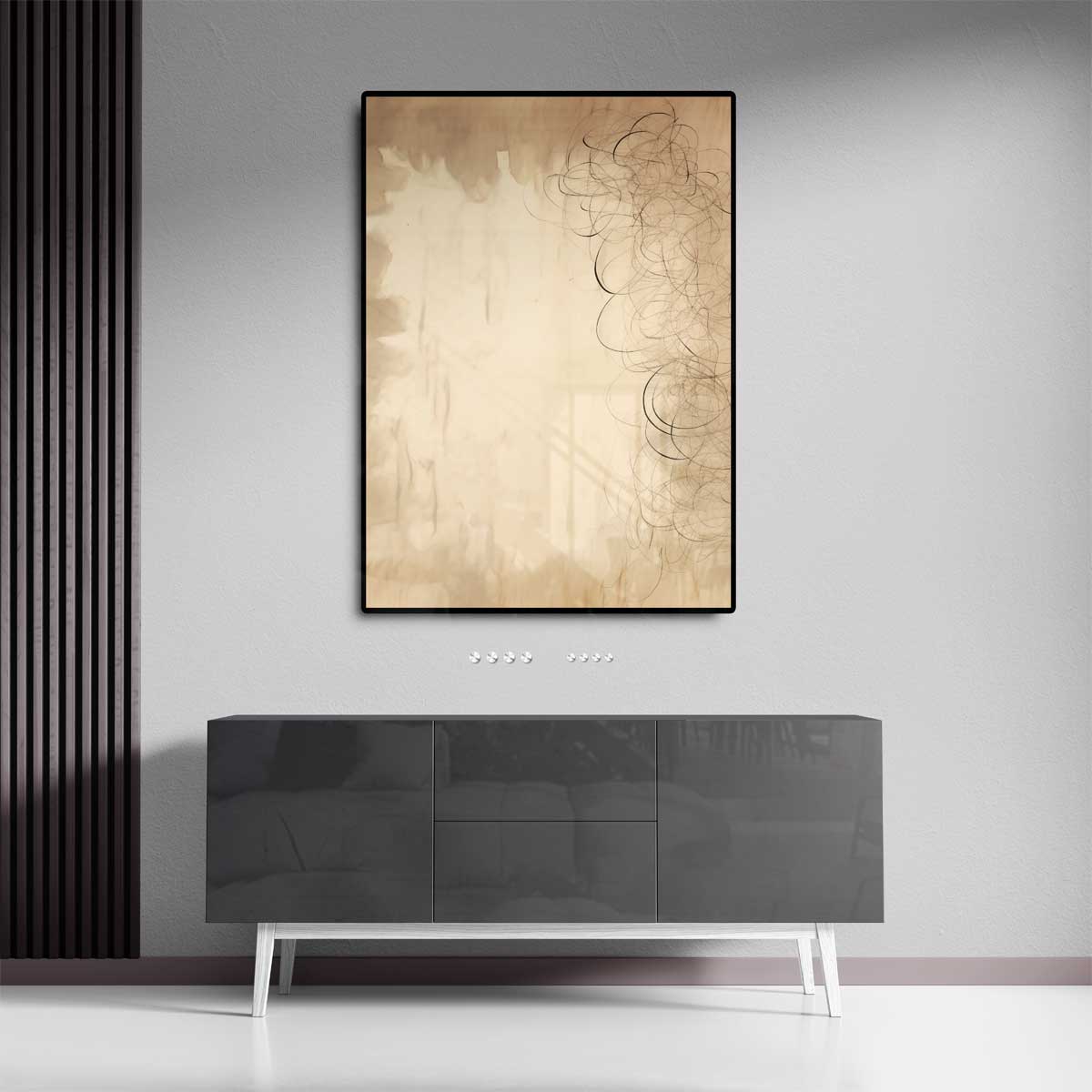Dromerige Lijnen Kunstwerk-canvas-dibond-plexiglas-wanddecoratie-WallArtistic