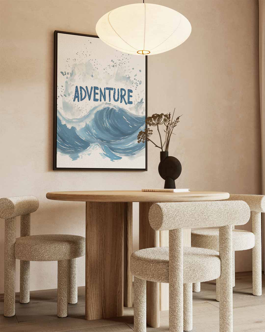 Avontuurlijke Golf Kunstwerk-canvas-dibond-plexiglas-wanddecoratie-WallArtistic