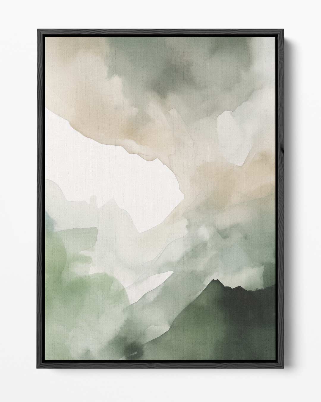 Natuurlijke Aardetinten Abstract Kunstwerk-canvas-dibond-plexiglas-wanddecoratie-WallArtistic