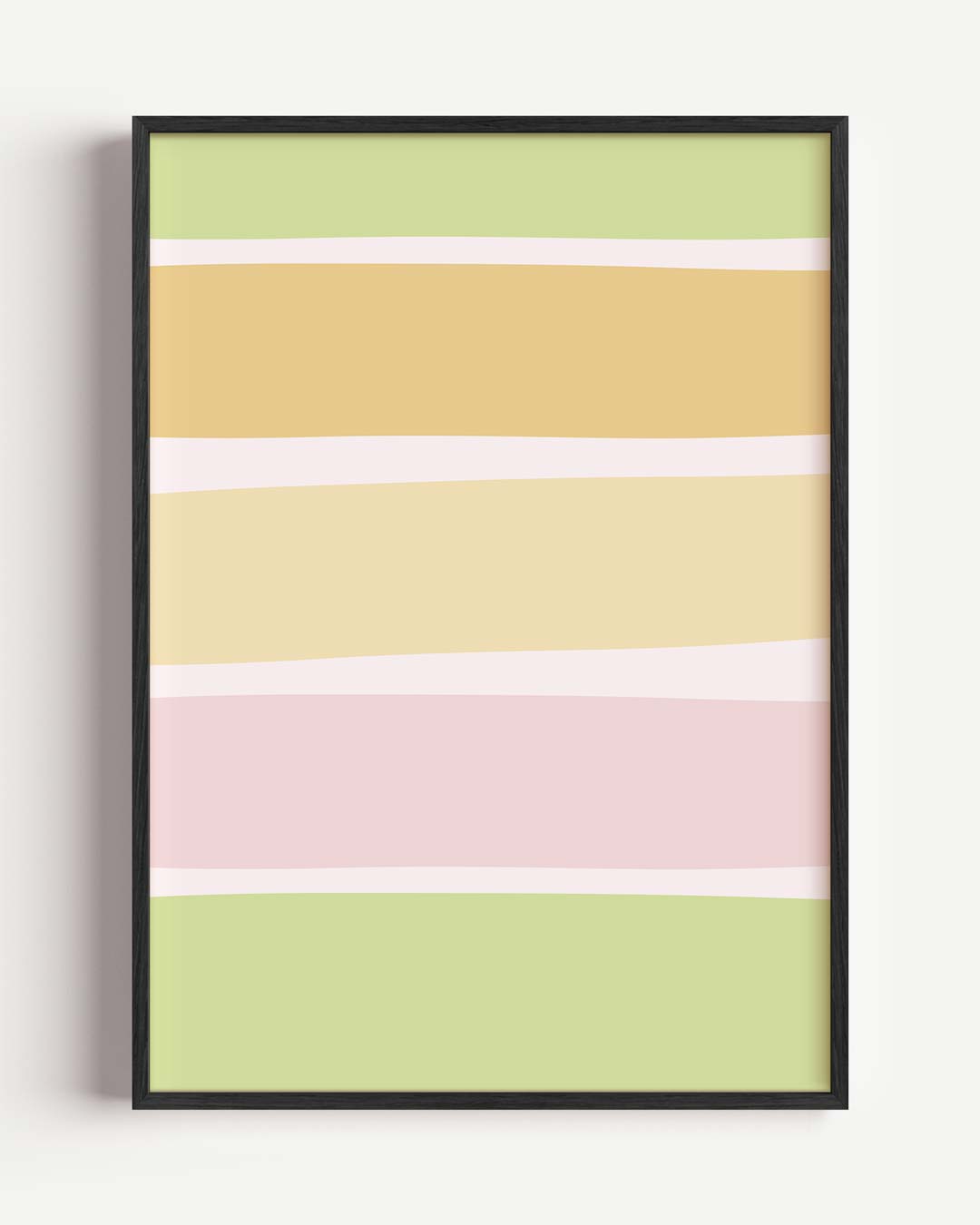 Zachte Strepen Poster