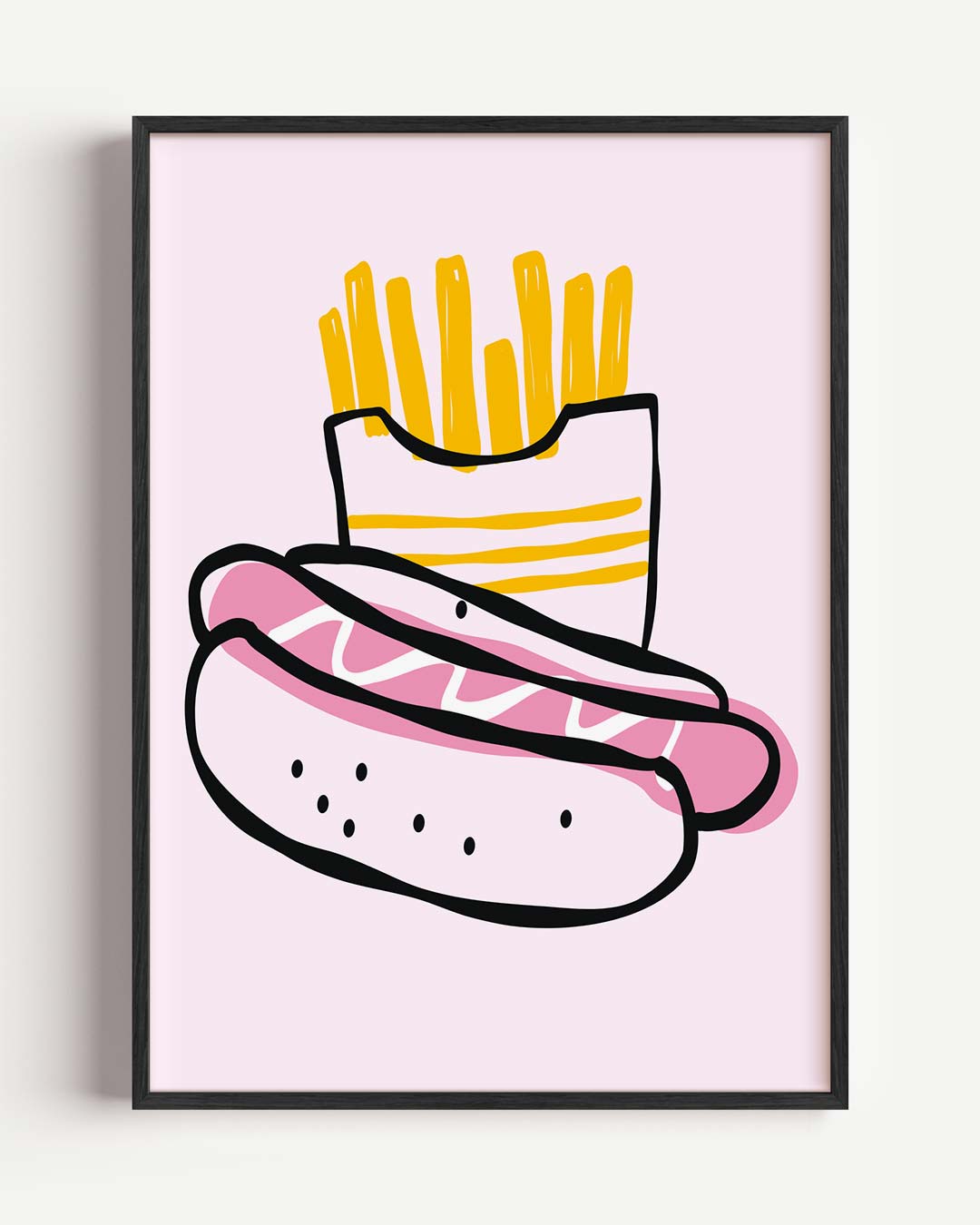 Speelse Fastfood Poster