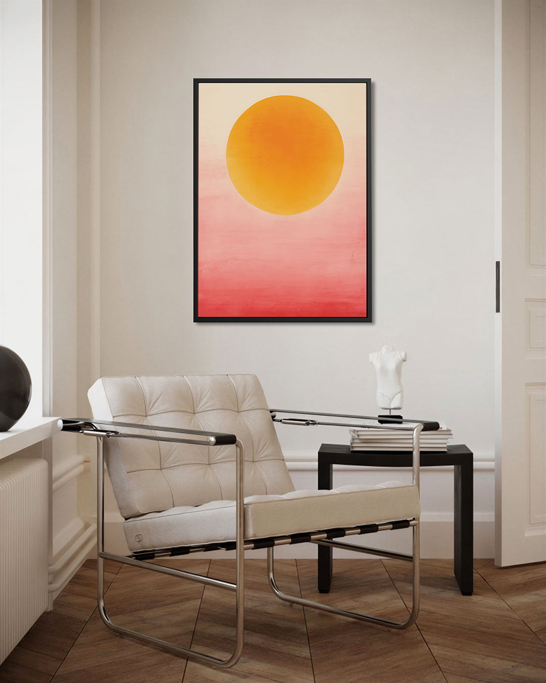 Kleurrijke cirkelcompositie Kunstwerk