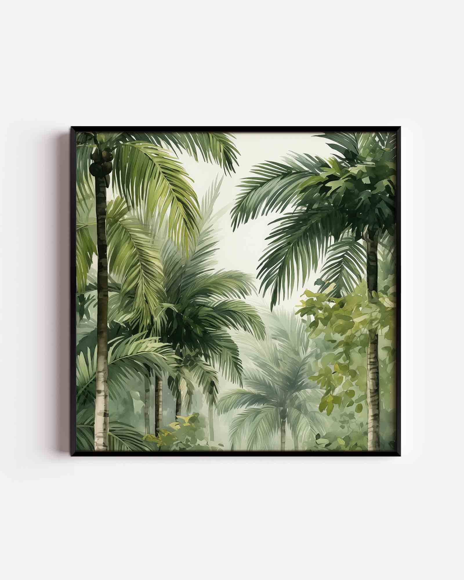 Tropische palmbomen Poster