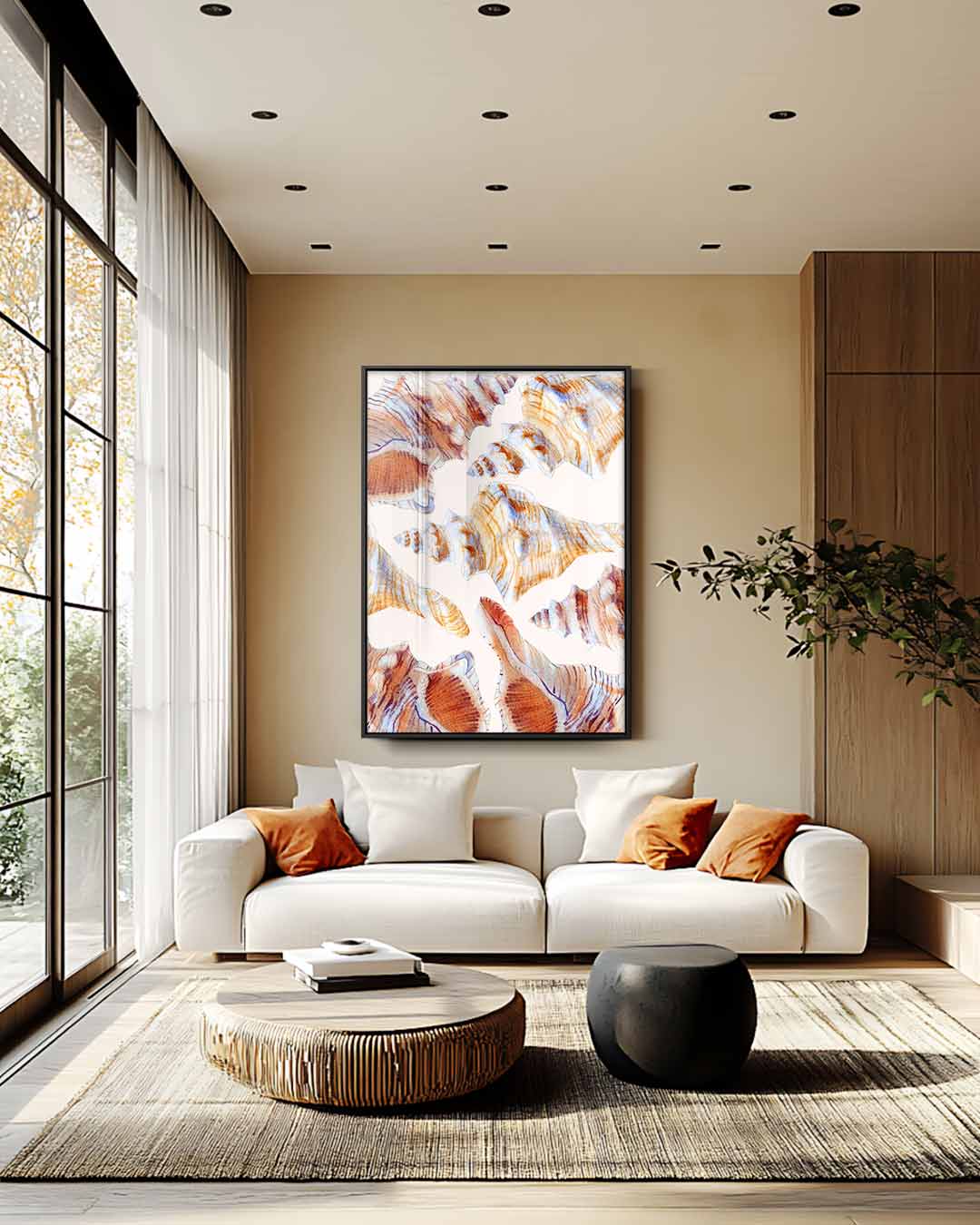 Abstract kunstwerk Kunstwerk-canvas-dibond-plexiglas-wanddecoratie-WallArtistic