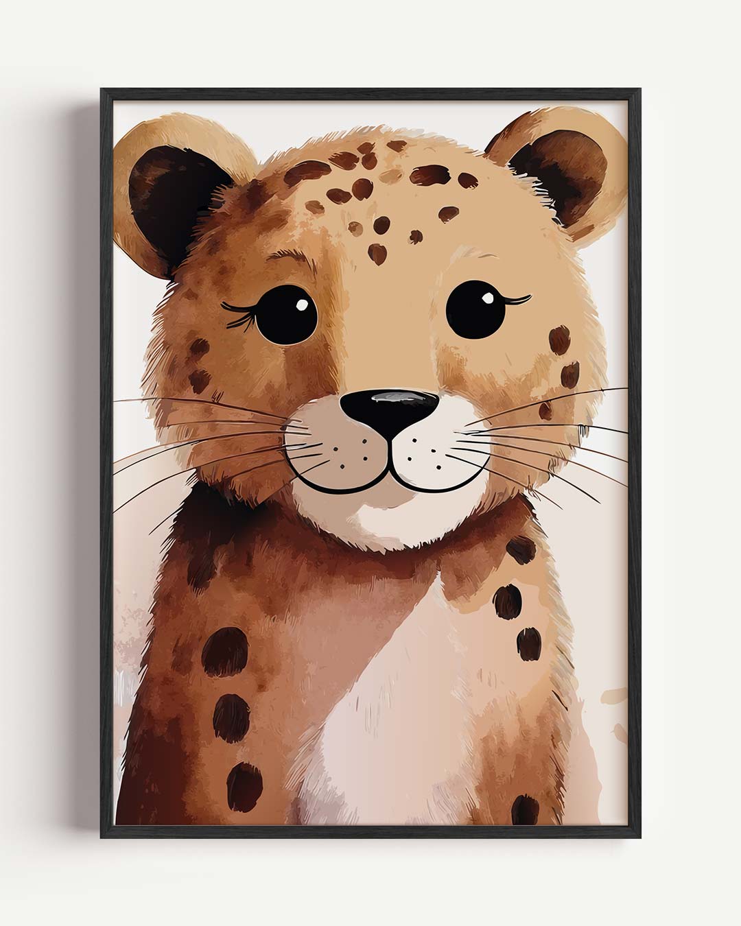 Schattige Baby Luipaard Poster