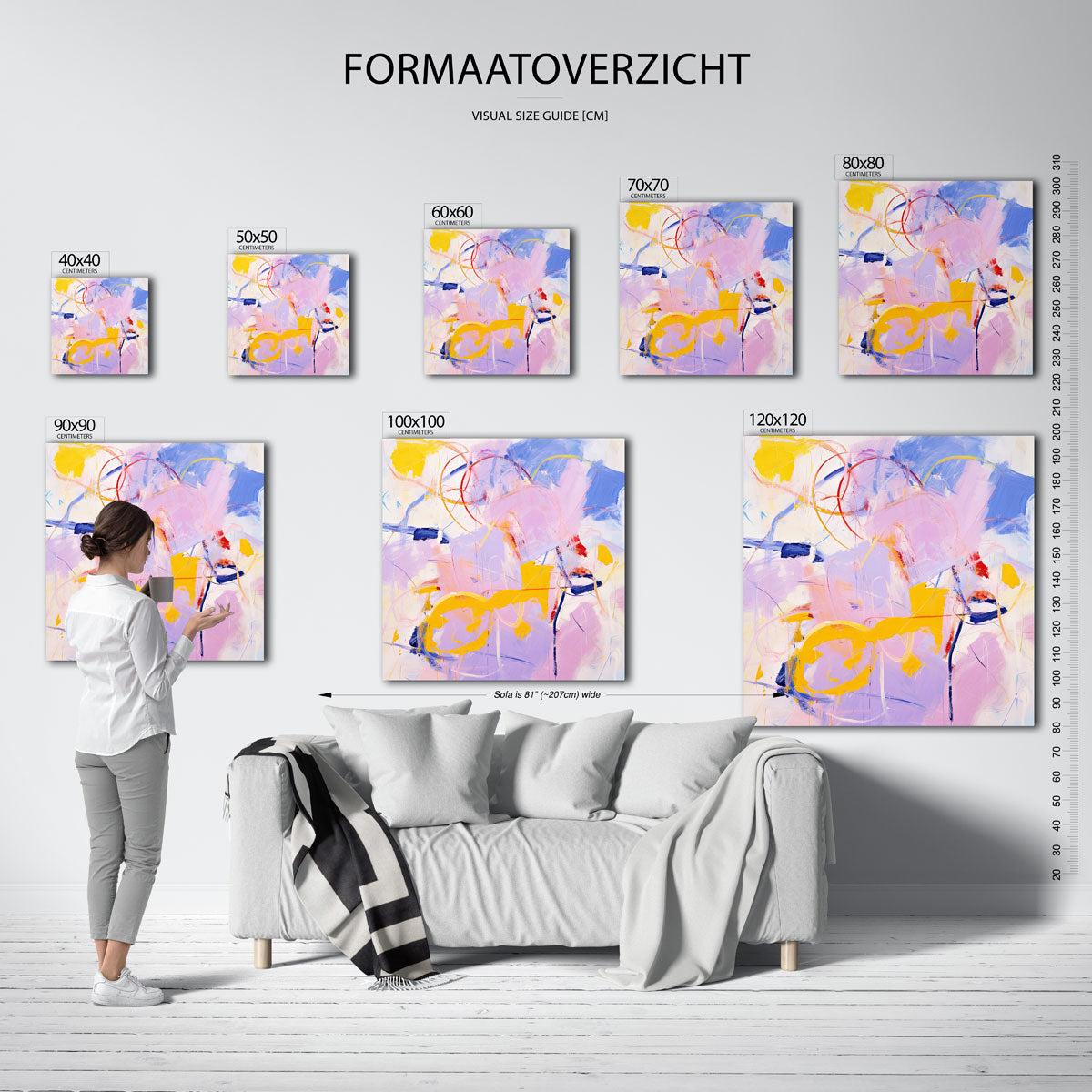 Abstracte vormen Poster