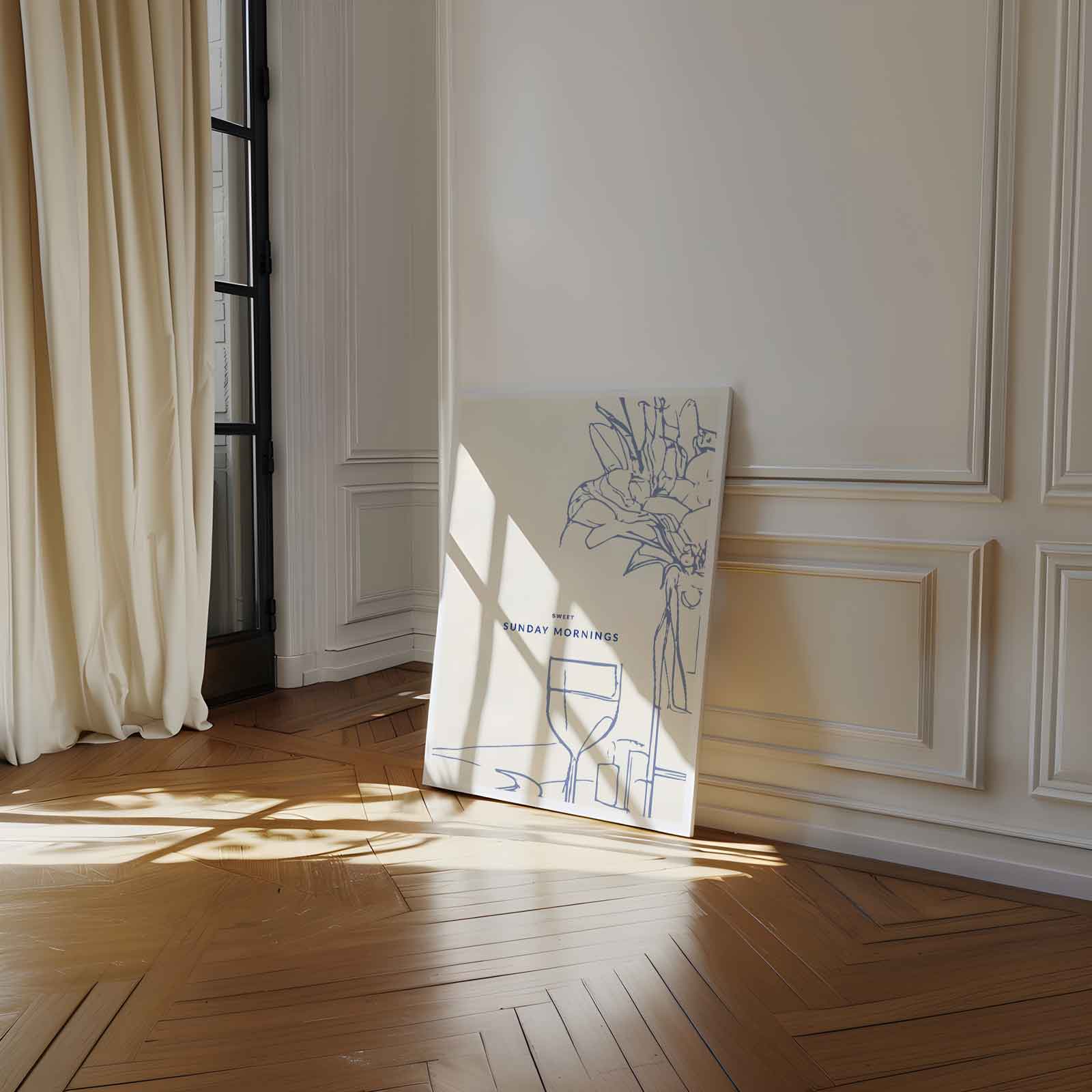 Sweet Sunday Mornings Kunstwerk-canvas-dibond-plexiglas-wanddecoratie-WallArtistic