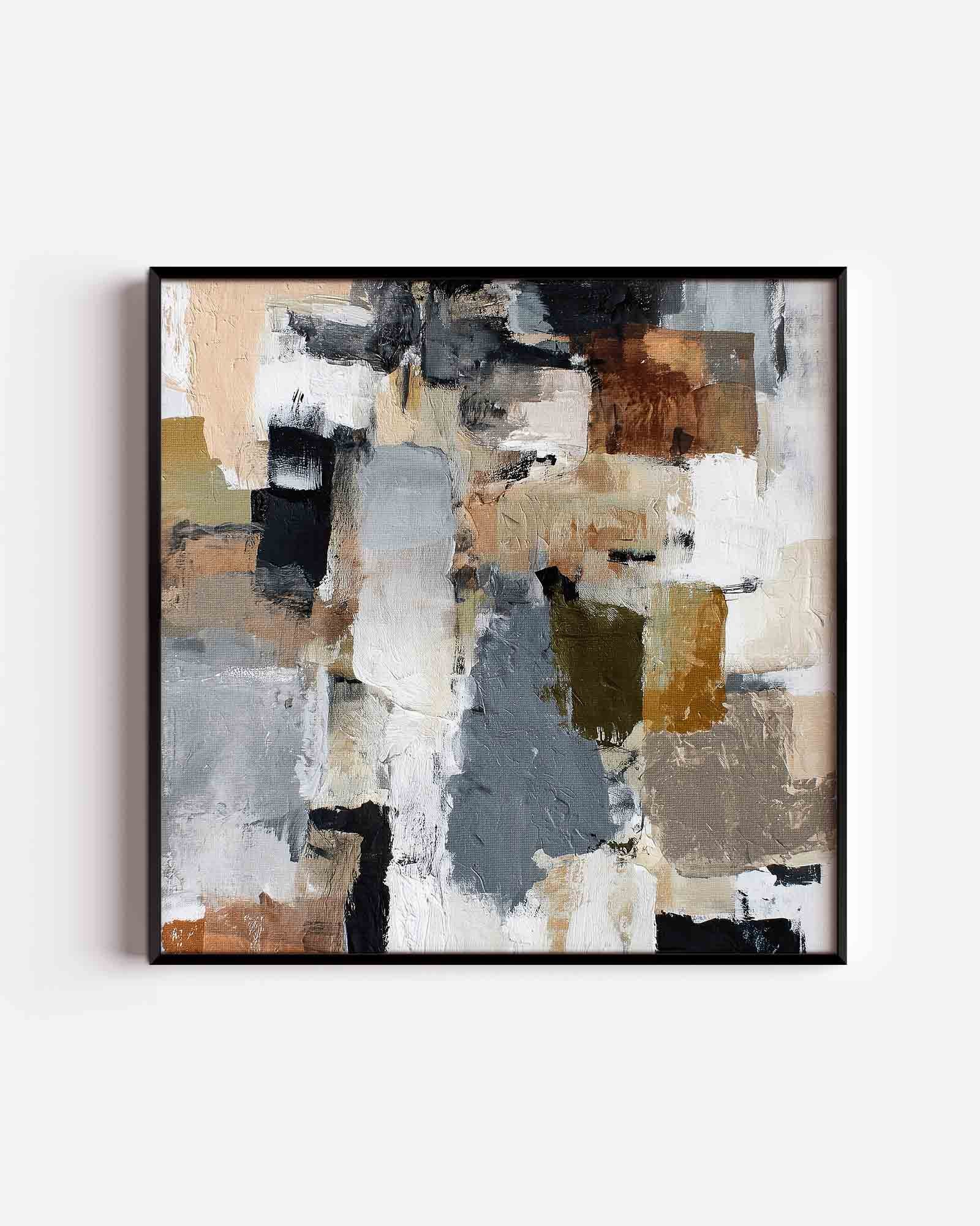 Abstracte vormen Poster